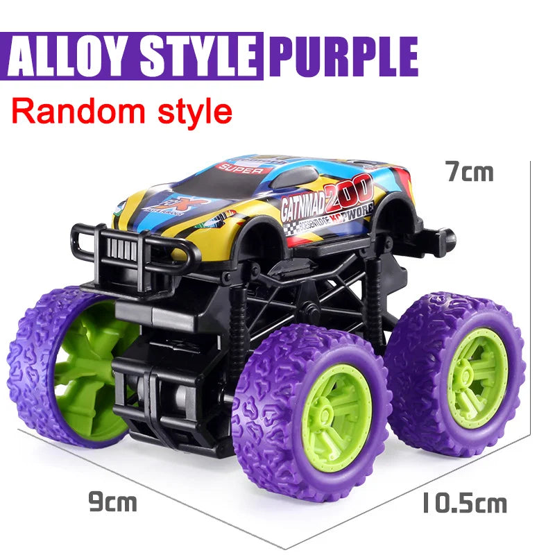 Pull Back Toy Car Inertial Rotation Car Four-wheel Drive Off-road Vehicle SUV Racing Power Car Children's Toy CarGift Quick Pick Grocers